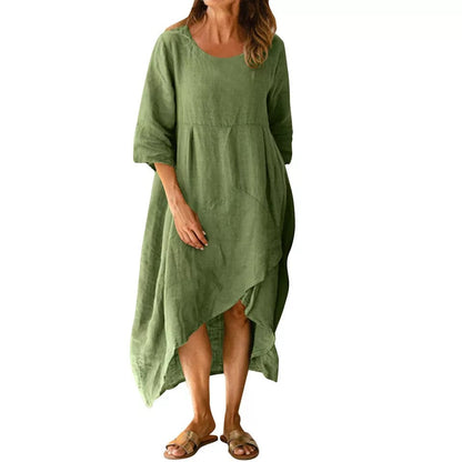EP | Vintage Robe midi décontractée