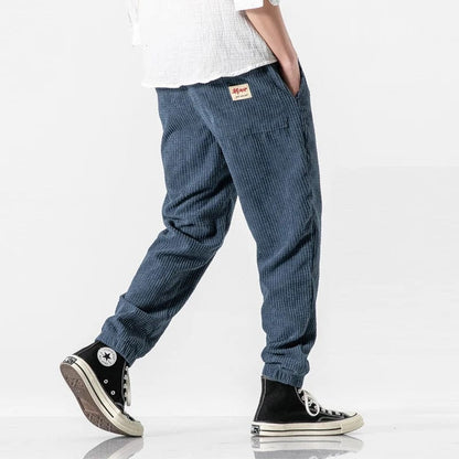 EP | Pantalon en couleur pure avec motif grain de maïs