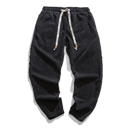 EP | Pantalon en couleur pure avec motif grain de maïs