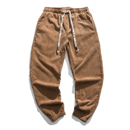 EP | Pantalon en couleur pure avec motif grain de maïs