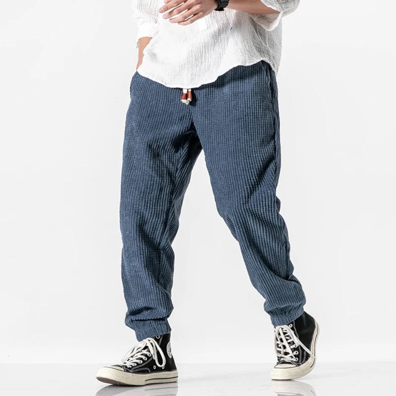 EP | Pantalon en couleur pure avec motif grain de maïs