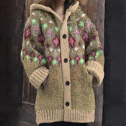 EP | Cardigan en tricot douillet avec capuche
