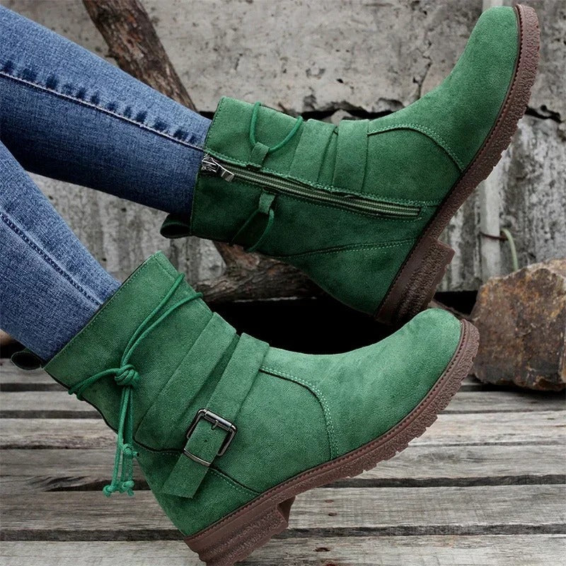 EP | Bottes mid-calf avec détail de lanière