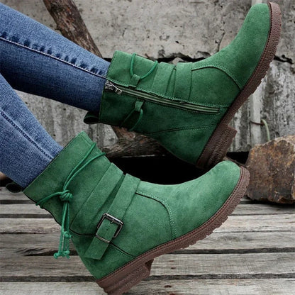 EP | Bottes mid-calf avec détail de lanière
