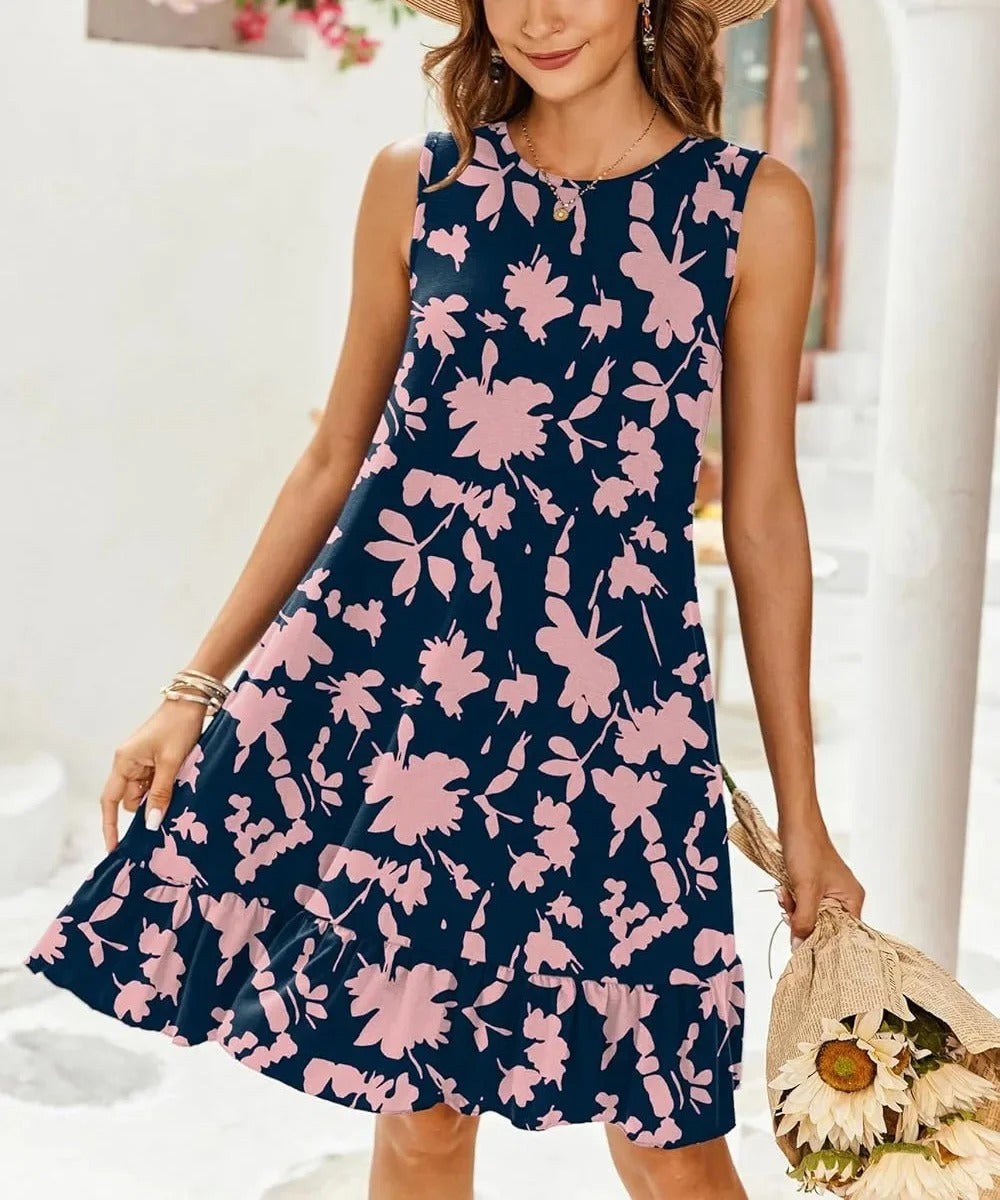 EP | Robe Boho Print Shift Midi
