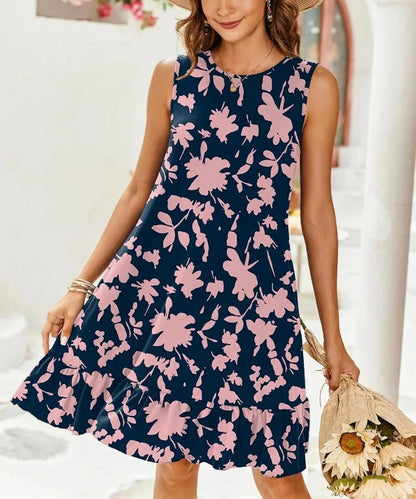 EP | Robe Boho Print Shift Midi