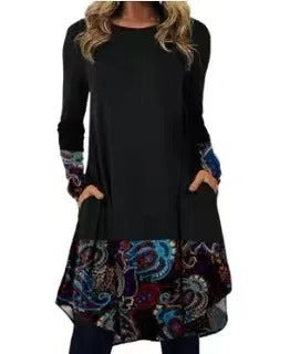 EP | Robe midi à manches longues