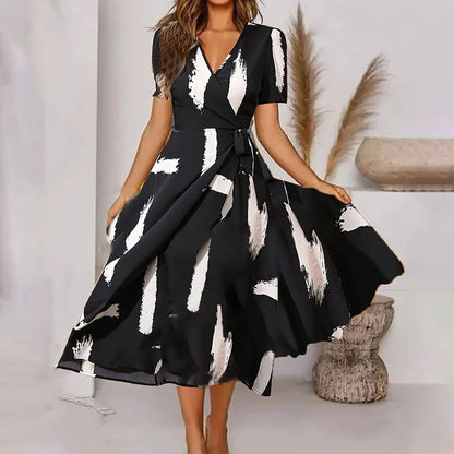 EP | Robe longue pour femme avec imprimé vintage