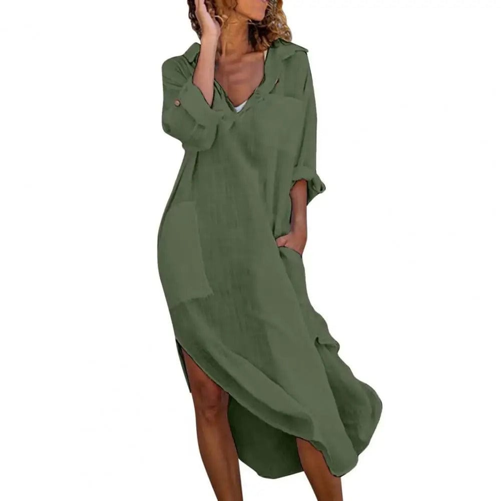 EP | Robe-chemise vintage décontractée