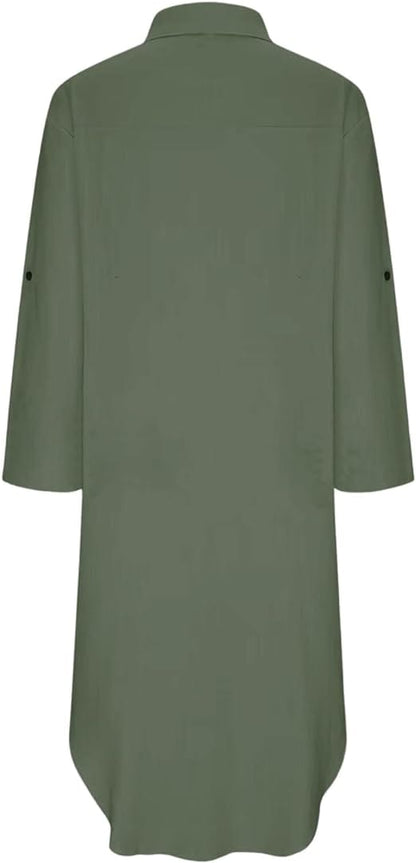 EP | Robe-chemise vintage décontractée