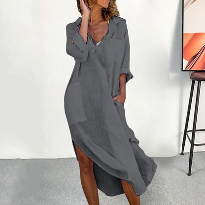 EP | Robe-chemise vintage décontractée