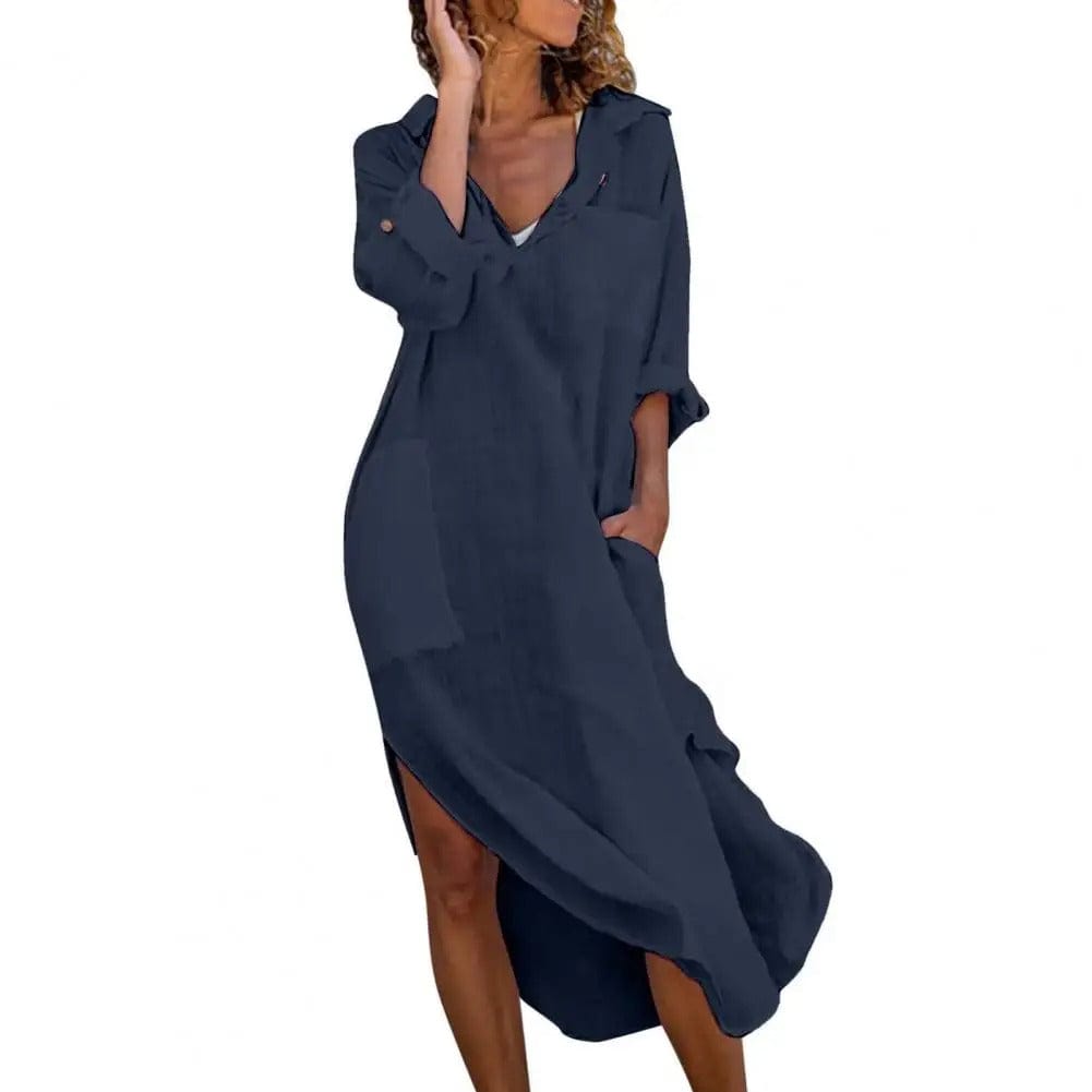 EP | Robe-chemise vintage décontractée