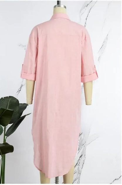 EP | Robe-chemise vintage décontractée