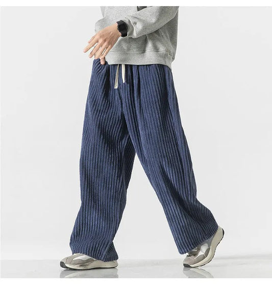 EP | Pantalon en velours côtelé oversized à la mode