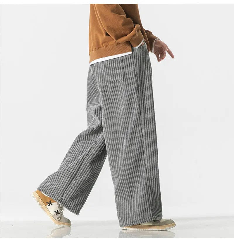 EP | Pantalon en velours côtelé oversized à la mode