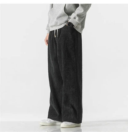 EP | Pantalon en velours côtelé oversized à la mode