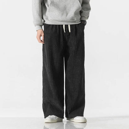 EP | Pantalon en velours côtelé oversized à la mode